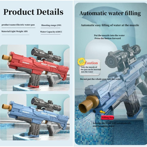 تفنگ اسباب بازی آب پاش شارژی دوربین دار Electric Water Gun_اسباب بازی